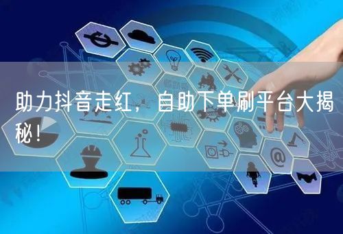 助力抖音走红，自助下单刷平台大揭秘！