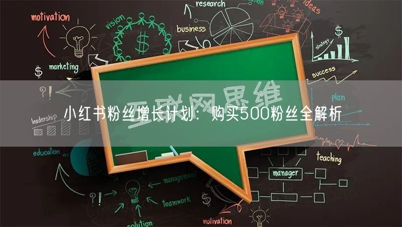 小红书粉丝增长计划：购买500粉丝全解析