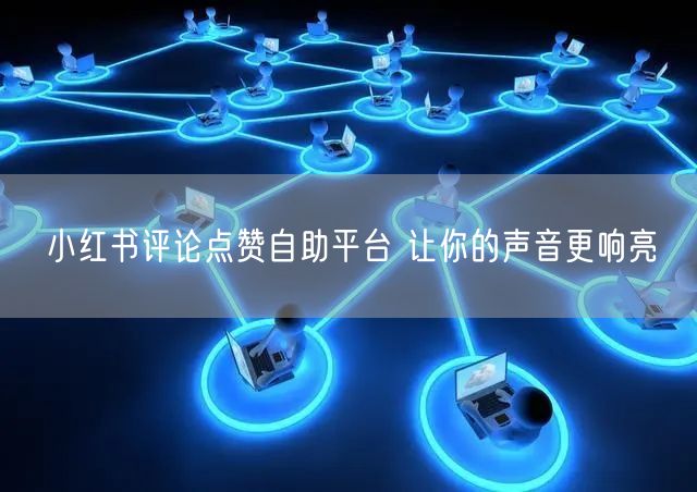 小红书评论点赞自助平台 让你的声音更响亮