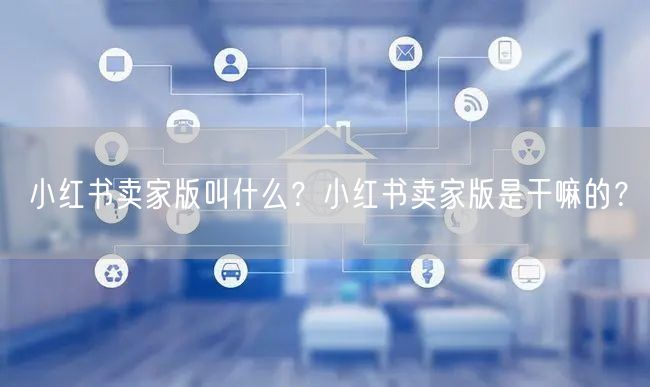 小红书卖家版叫什么？小红书卖家版是干嘛的？